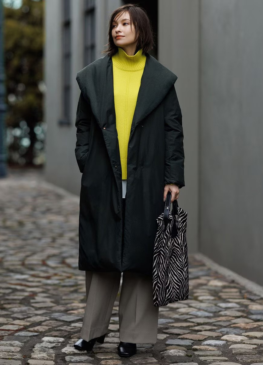 ADS系列長版翻領羽絨大衣